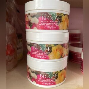 3 Brightest Bloom Body Cream by Bath & Body Works - Pink and White